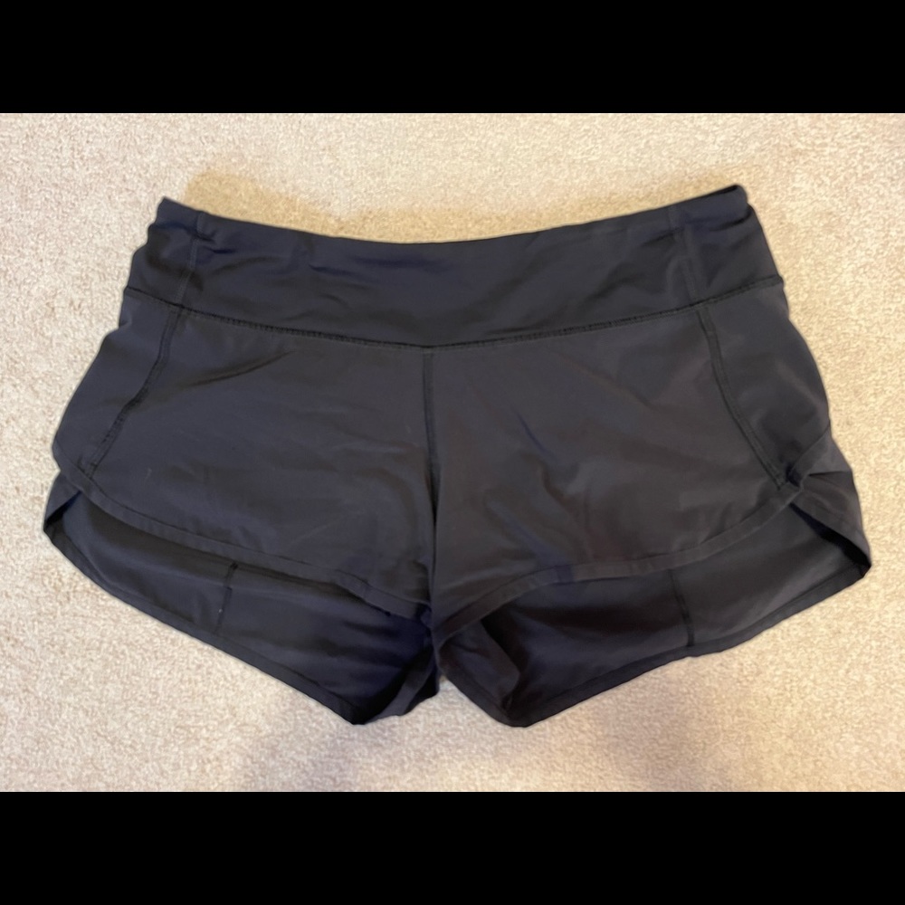 LULU LEMON speed up shorts size 6